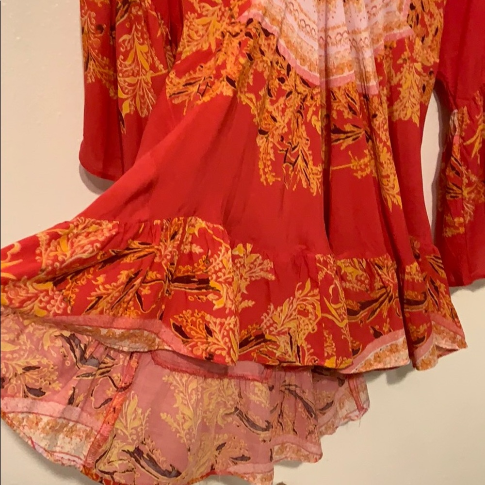 Free People, flowy, boho top - Picture 4 of 6
